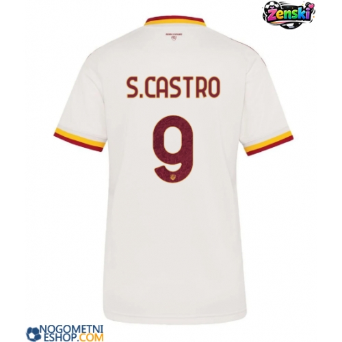 Ženski Nogometni dresi AS Roma Santiago Castro #9 Gostujoči 2026-27 Kratek Rokav